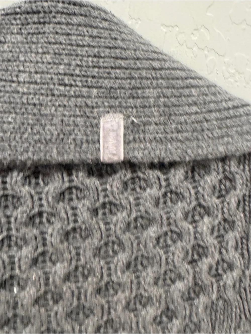 ivivva Breathe Relax Love Wrap Cardigan Girls 8 Gray Chunky Knit Grandpacore
